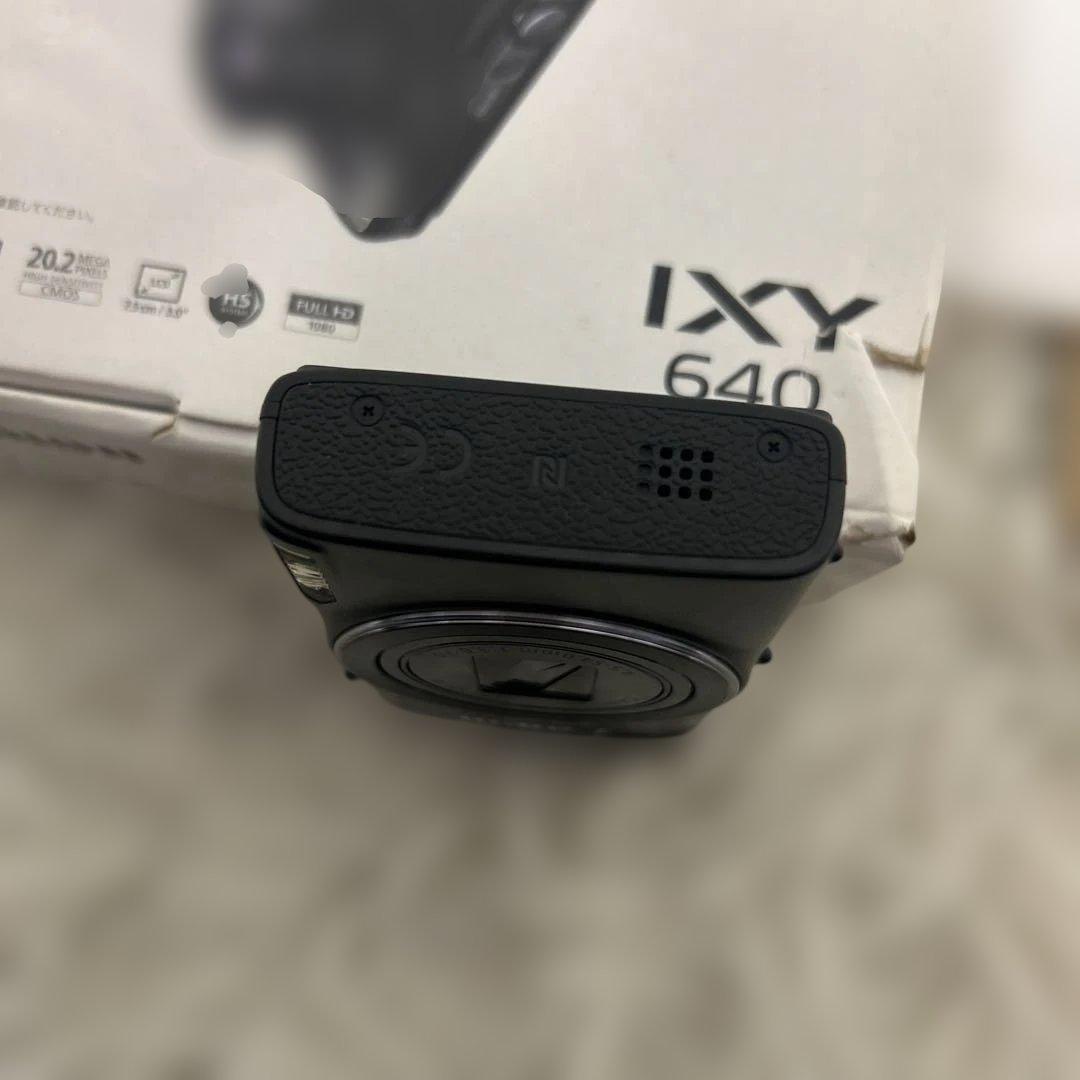【美品・箱付き】 Canon IXY 640 ブラック　コンパクトデジタルカメラ