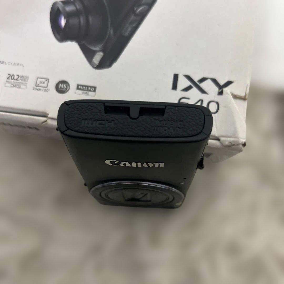 【美品・箱付き】 Canon IXY 640 ブラック　コンパクトデジタルカメラ