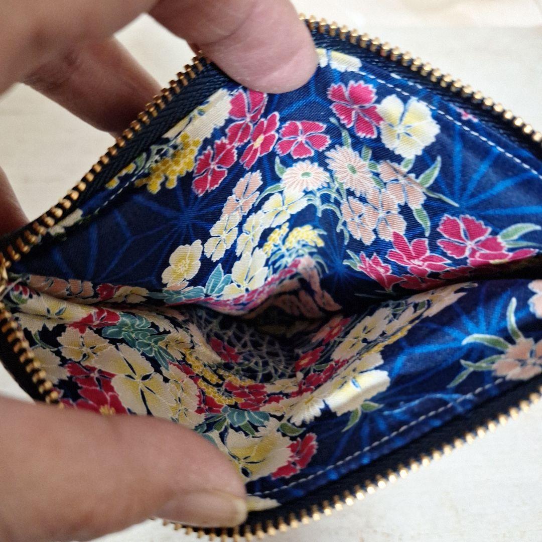 ねこパネル生地　ハンドメイド　ミニバック　ポーチ