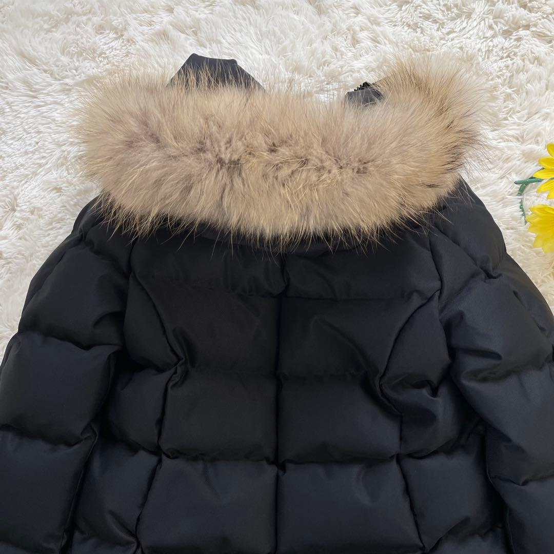 極美品✨ PYRENEX グルノーブルファー ダウンコート レディース 40