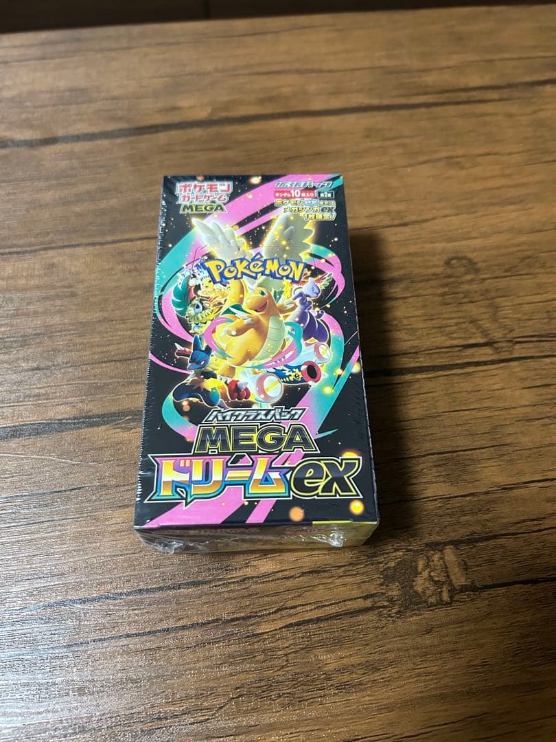 シュリンク付き ポケモンカードBOX MEGAドリームex 1BOX