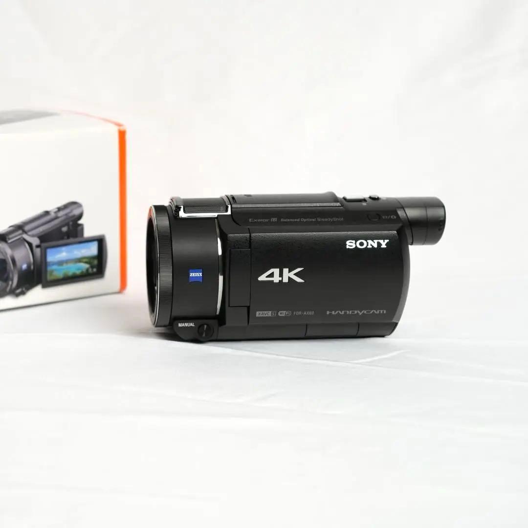 追加バッテリー&付属品あり 美品 FDR-AX60 SONY 4K ビデオカメラ