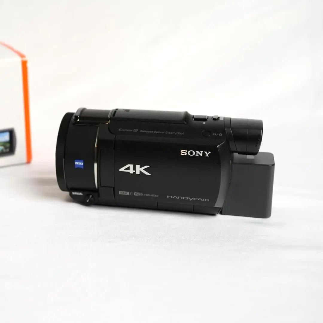 追加バッテリー&付属品あり 美品 FDR-AX60 SONY 4K ビデオカメラ