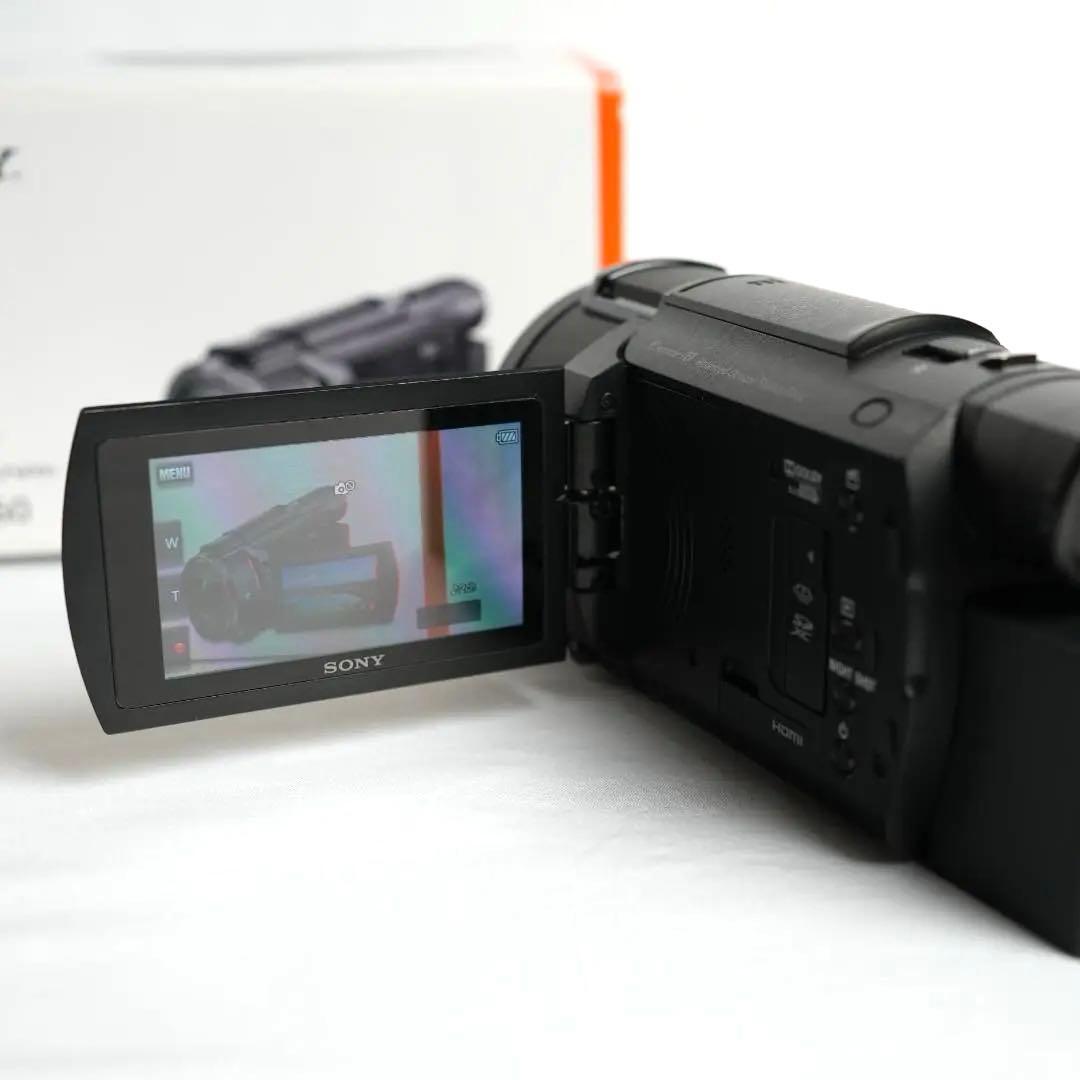 追加バッテリー&付属品あり 美品 FDR-AX60 SONY 4K ビデオカメラ