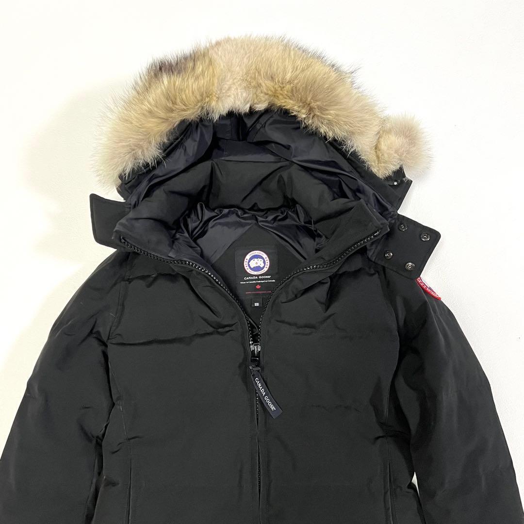 カナダグース ベルビルパーカ ダウンコート フード ファー ブラック M