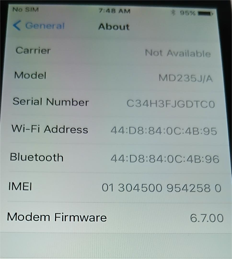 Softbank iPhone 4s ブラック - 非常に良い状態 MD235J