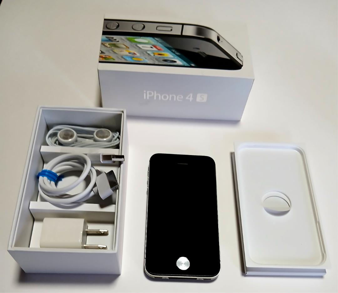 Softbank iPhone 4s ブラック - 非常に良い状態 MD235J