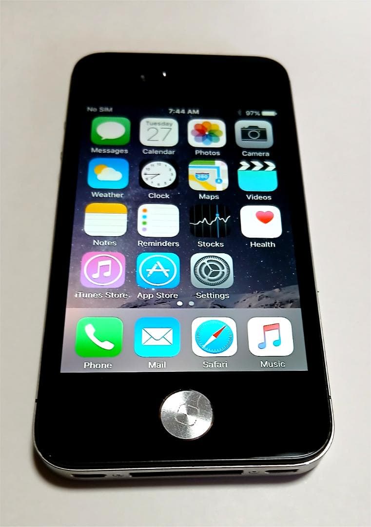 Softbank iPhone 4s ブラック - 非常に良い状態 MD235J