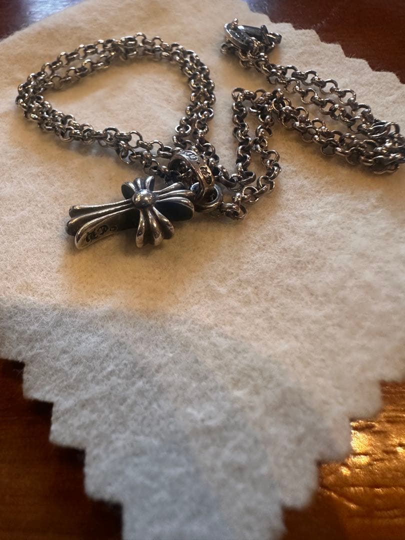 クロムハーツ　ベビーファット　ペンダントトップ16インチ