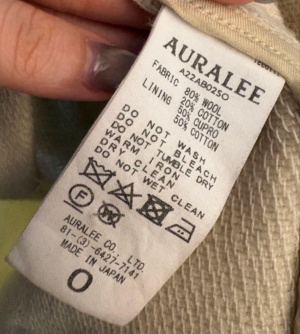 ジャケット・アウター AURALEE 22AW SHIRTS BLOUSON