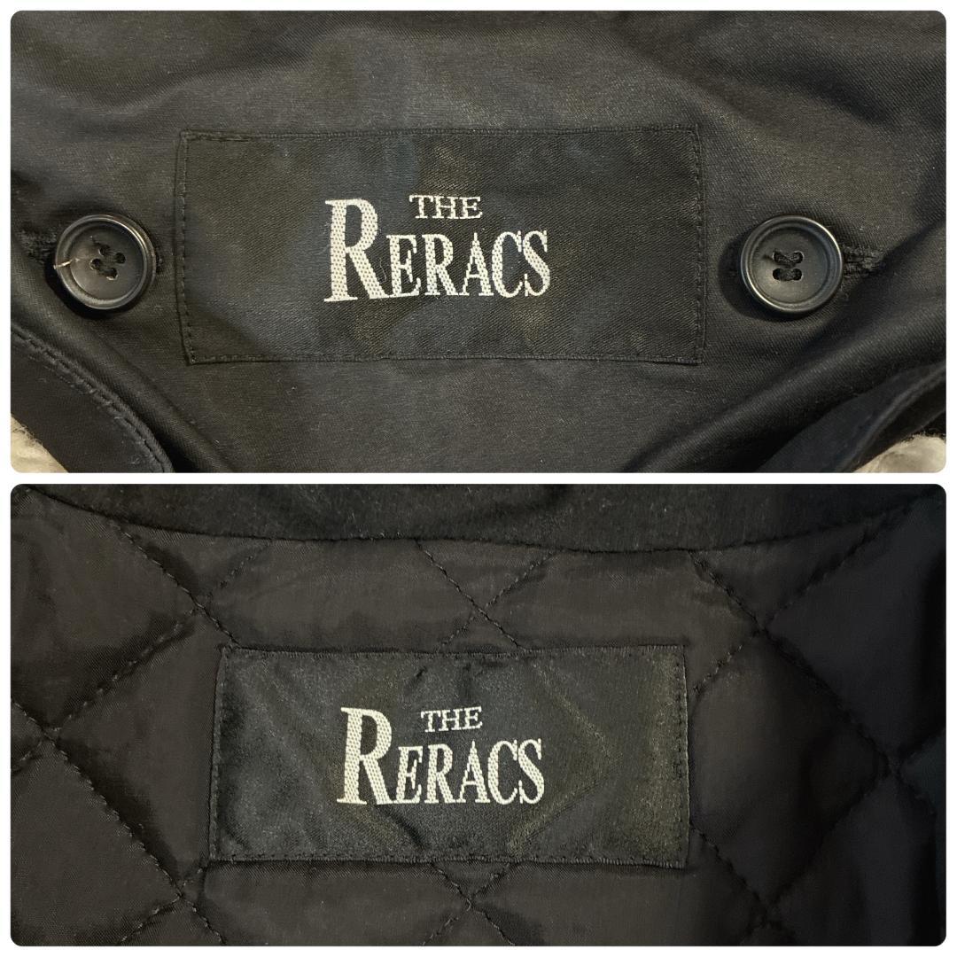 美品 近年 THE RERACS ショートモッズコート ボアライナー付 36 黒