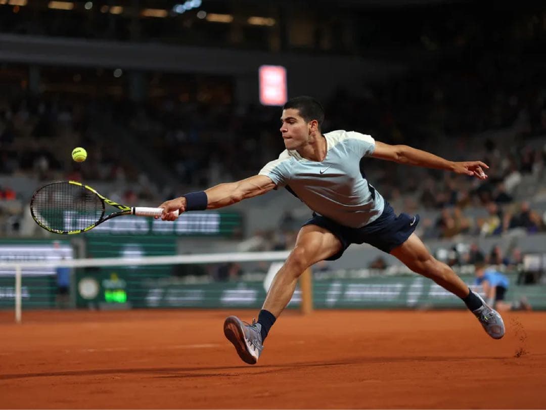 【美品3点】アルカラス 全仏OP Nike Tシャツ・パンツ JP M相当