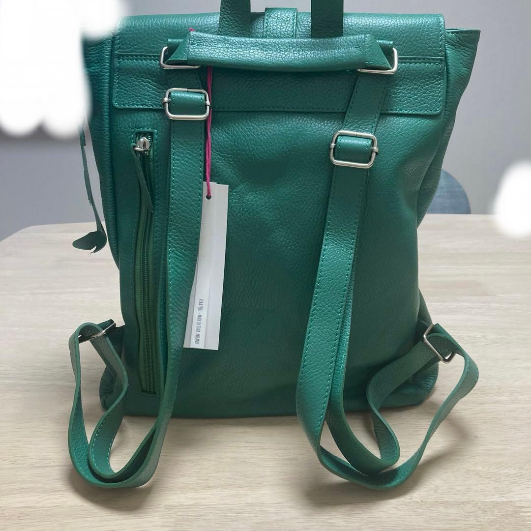 【新品】COLIBRI•BAG 本革　イタリアンレザーリュック　バッグ　全面革