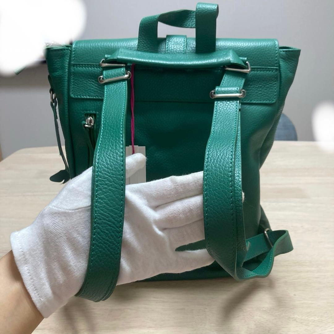 【新品】COLIBRI•BAG 本革　イタリアンレザーリュック　バッグ　全面革