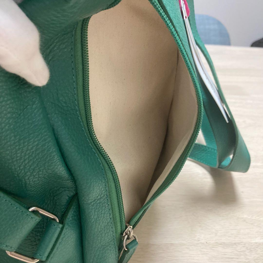 【新品】COLIBRI•BAG 本革　イタリアンレザーリュック　バッグ　全面革