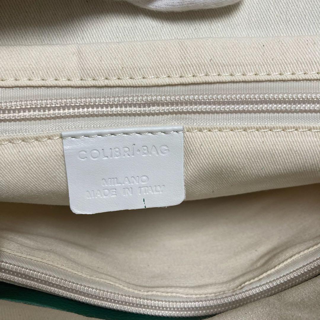 【新品】COLIBRI•BAG 本革　イタリアンレザーリュック　バッグ　全面革