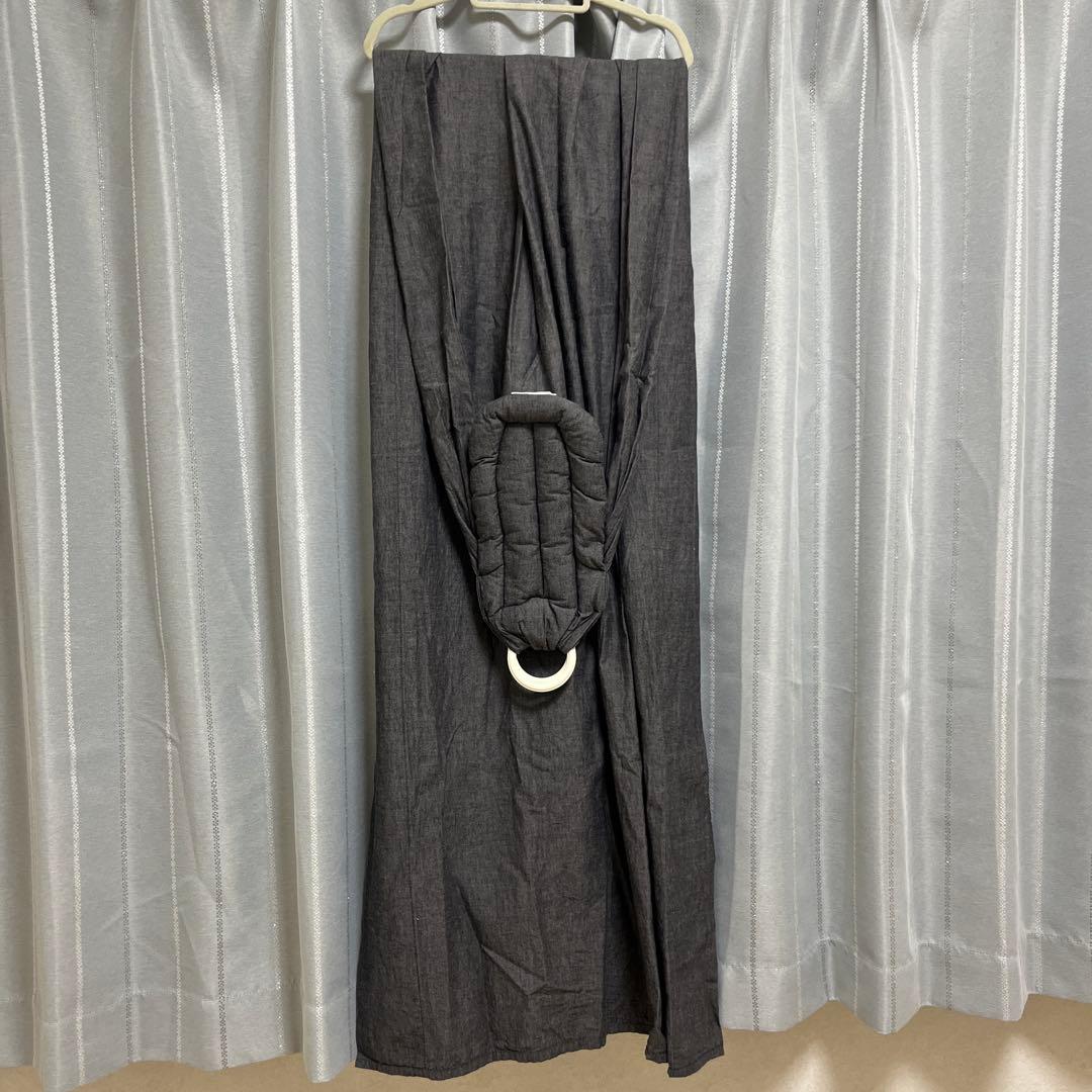 北極しろくま堂　スリング　キュットミー！　ダンガリー　ネイビー　説明書DVD付き