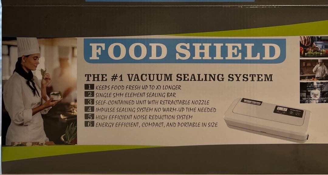 業務用真空パック器 FOOD SHIELD 真空シーリング 専用袋100枚付き