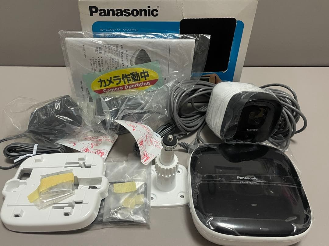 未使用 Panasonic 防犯カメラセット 屋外カメラキット 見守りカメラ