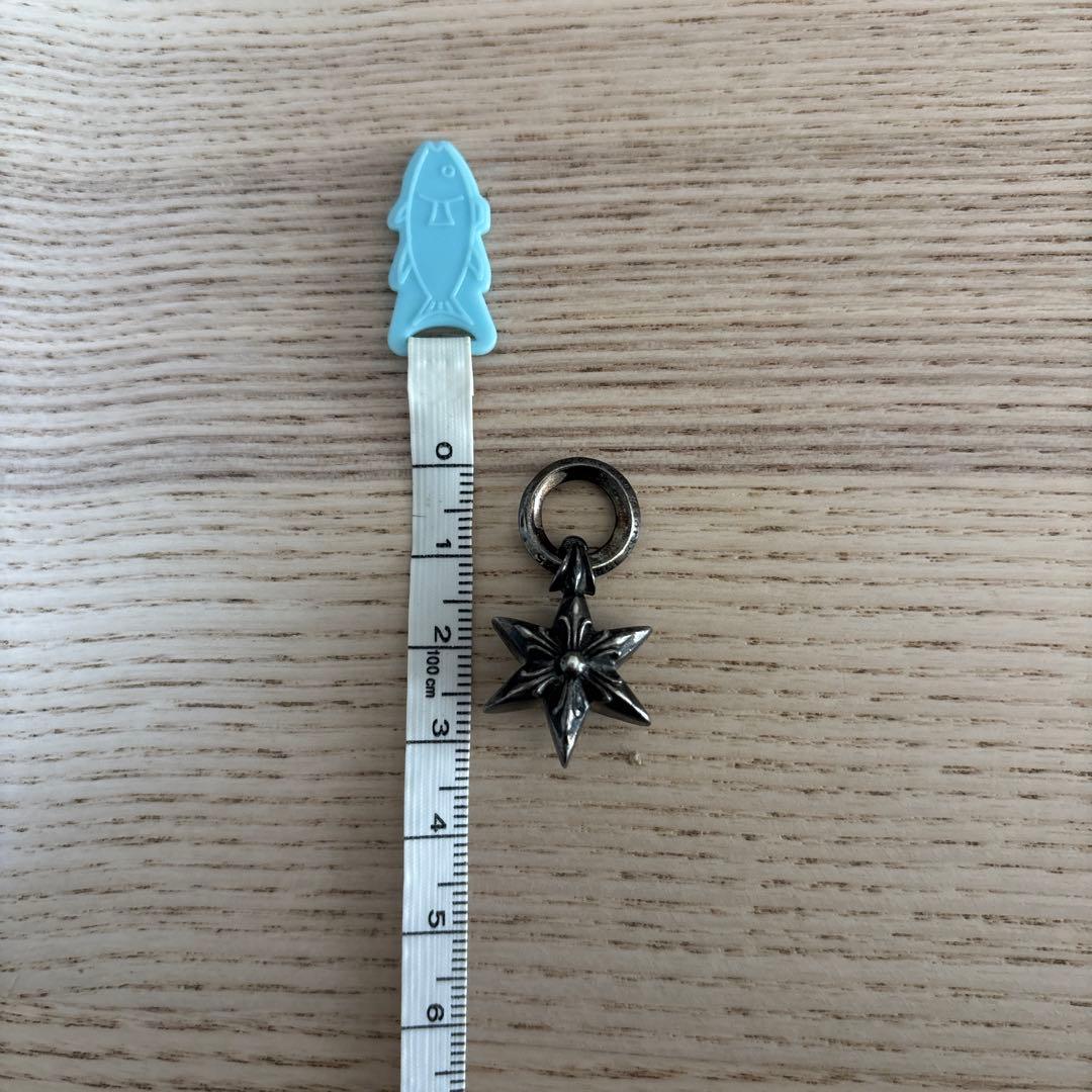 CHROME HEARTS 6ポイントスターチャーム ギャランティーカード付き