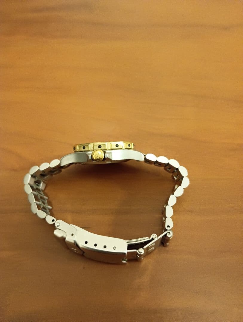 シルバーゴールド クォーツ腕時計 レディース