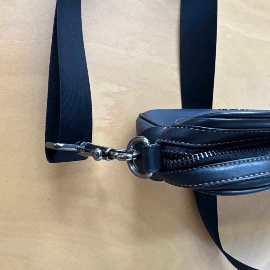 【COACH】グラハム　カメラバッグ　ショルダーバッグ　レザー 黒