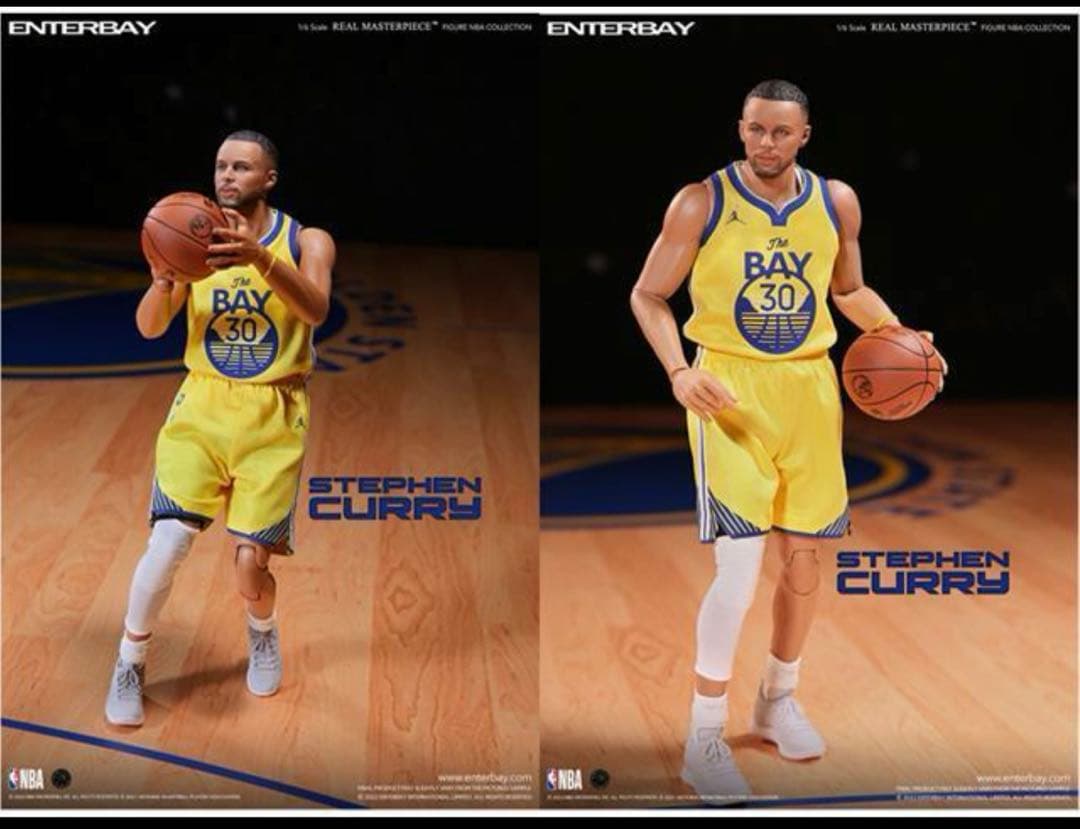 リアルマスターピース NBAコレクション ステフィン・カリー 1/6 フィギュア