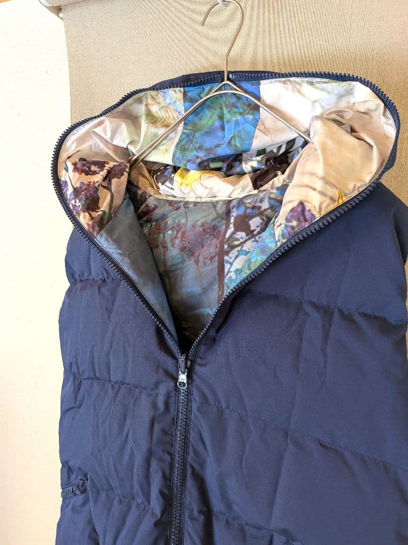 Tsumori Chisatoツモリチサト　ダウンベストリバーシブル　風景画