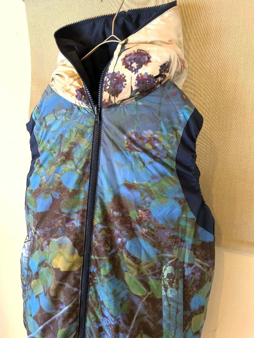 Tsumori Chisatoツモリチサト　ダウンベストリバーシブル　風景画