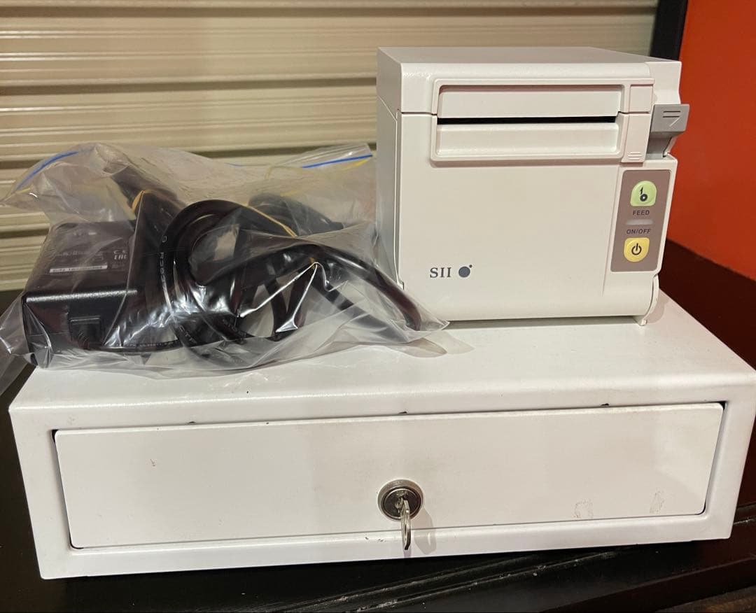 SII★キャッシュドロア付き！Airレジ対応レシートプリンター