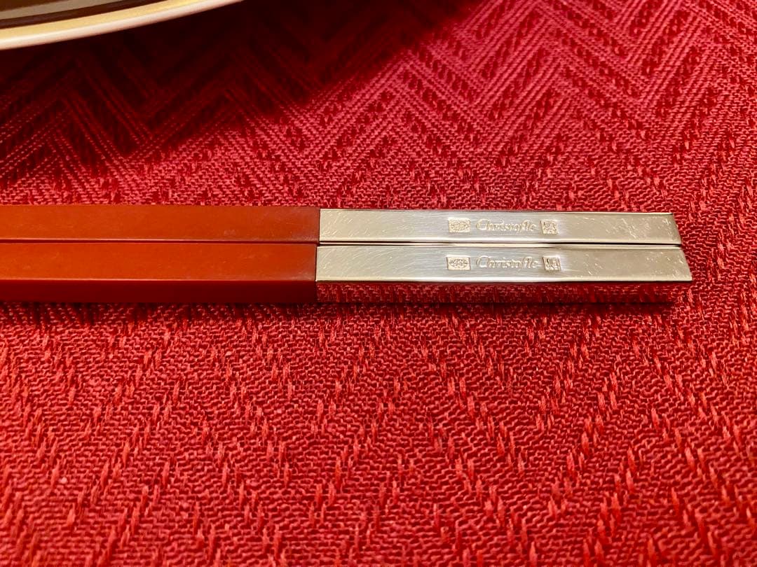 【fumiさま専用商品】クリストフル ユニ 箸袋無し 6膳アソートセット