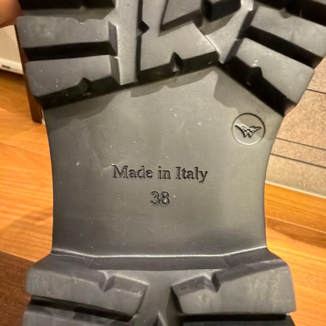 トゥモローランド　ブーツ　サイドゴアブーツ　ブラック　38 24㎝