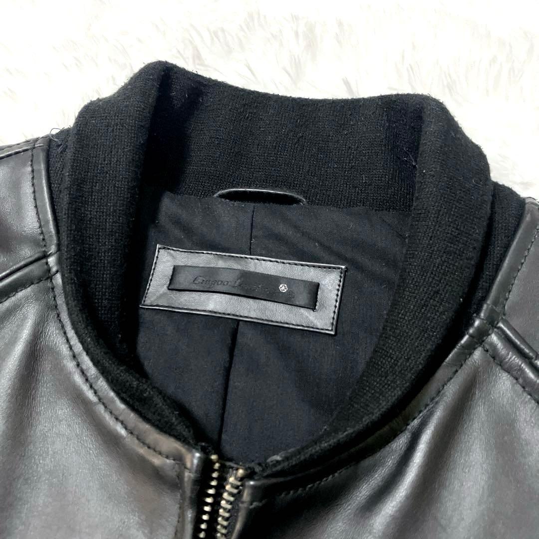 美品✨　Liugoo　LL　リューグー　レザーシングルライダース　牛革　黒