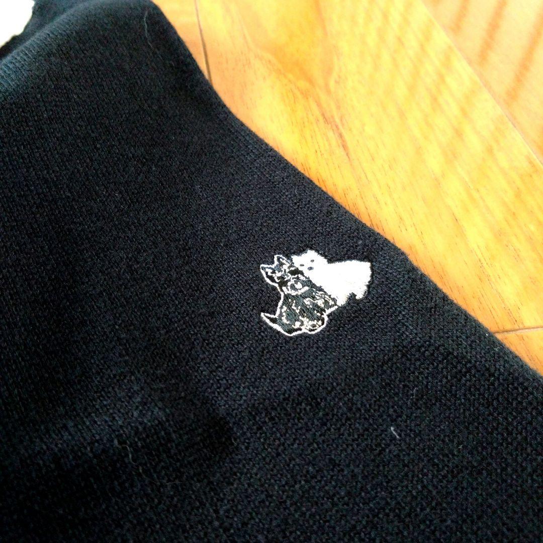 【美品】Black＆Whiteブラック＆ホワイト　ニットセータートレーナー