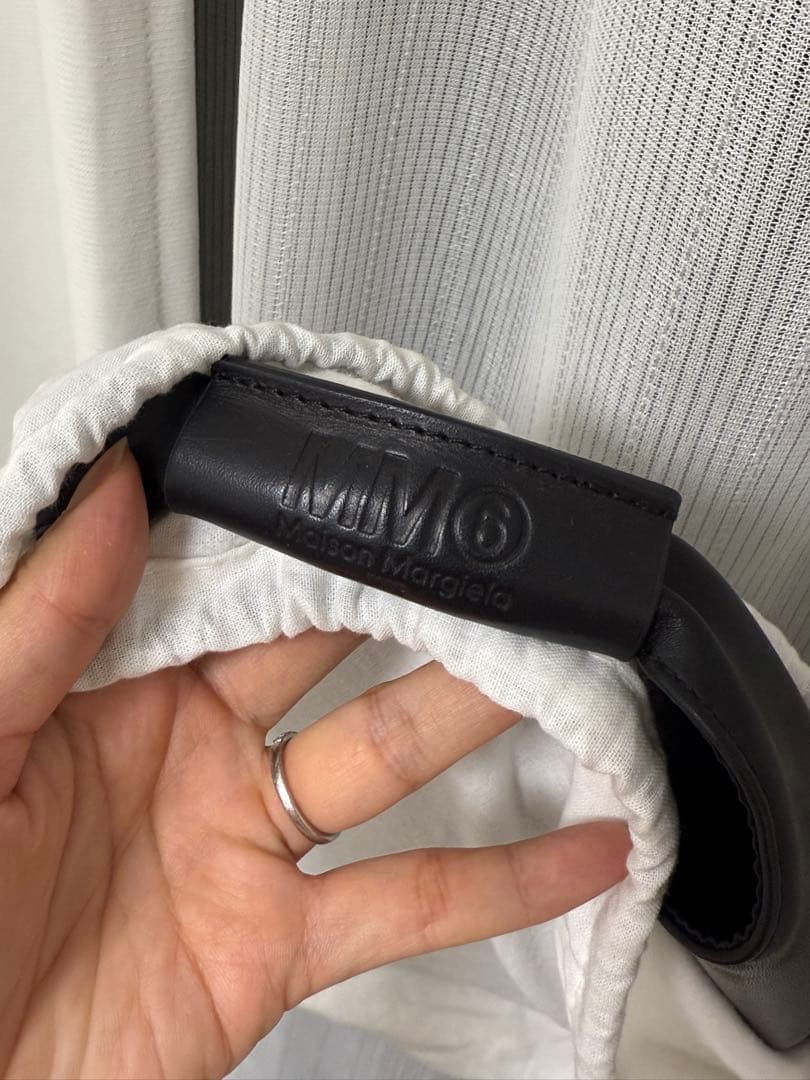 MM6 Maison Margiela ブラックエコバッグ