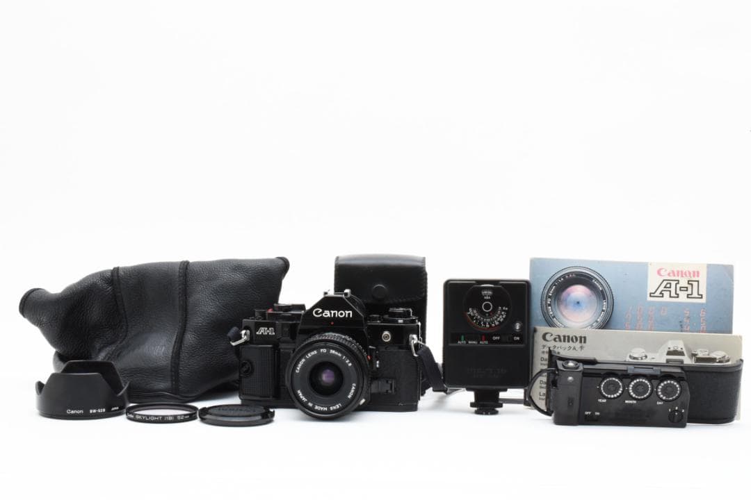 ◆美品 豪華！Canon A-1+New FD 28mm F2.8 フルセット