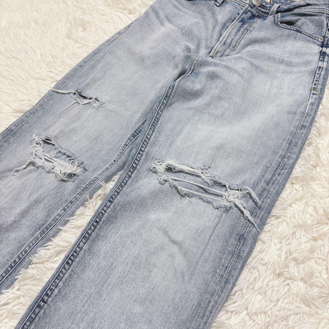 完売品　YANUK Lea レア ストレートデニム ボーイズ セミフレア