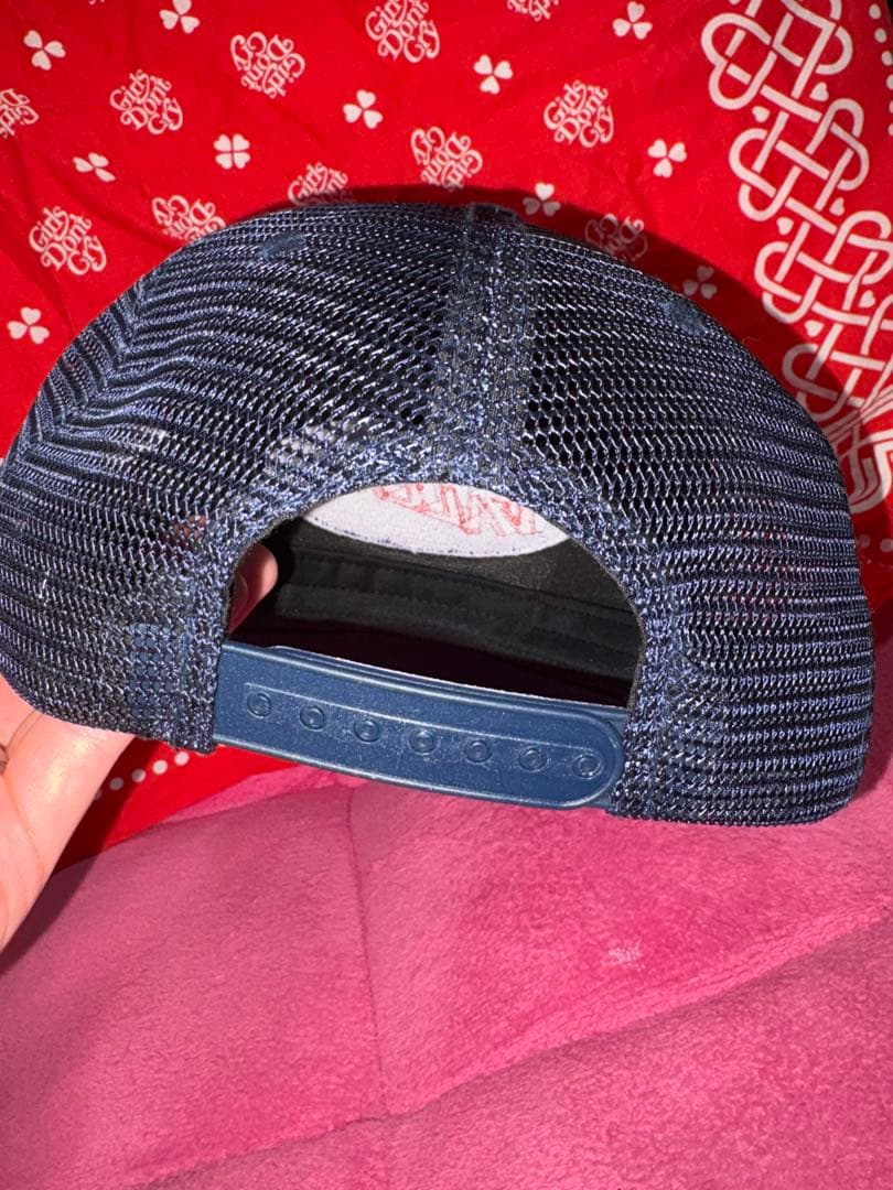 VALLAD ネイビー トラッカーキャップ