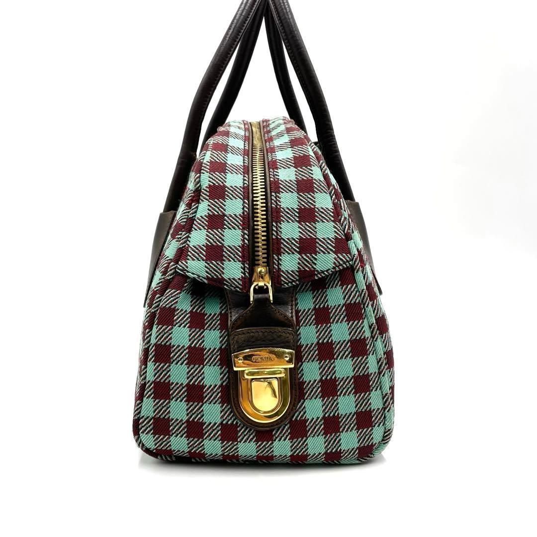 PRADA ボウリングバッグ ハンドバッグ 紗栄子さん着用