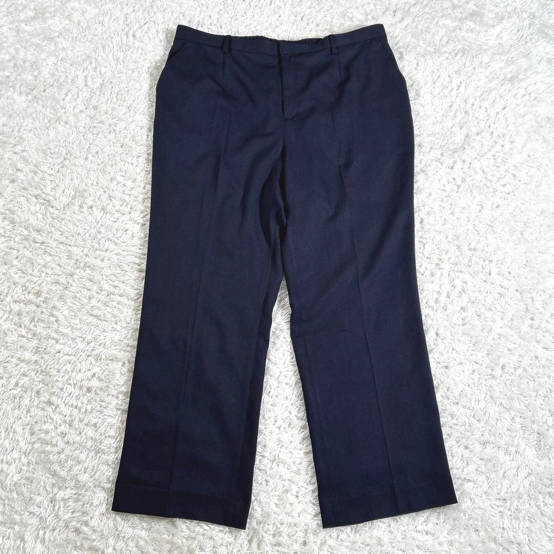 【3点セット・大きいサイズ 5L】　ニッセン　パンツスーツ　紺ブレ　ベスト　紺