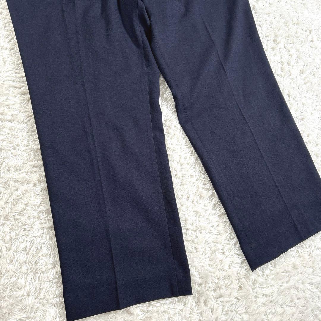 【3点セット・大きいサイズ 5L】　ニッセン　パンツスーツ　紺ブレ　ベスト　紺