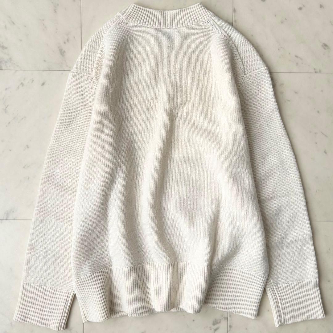 美品 セオリー Theory カシミヤ100% クルーネックニット セーター 白