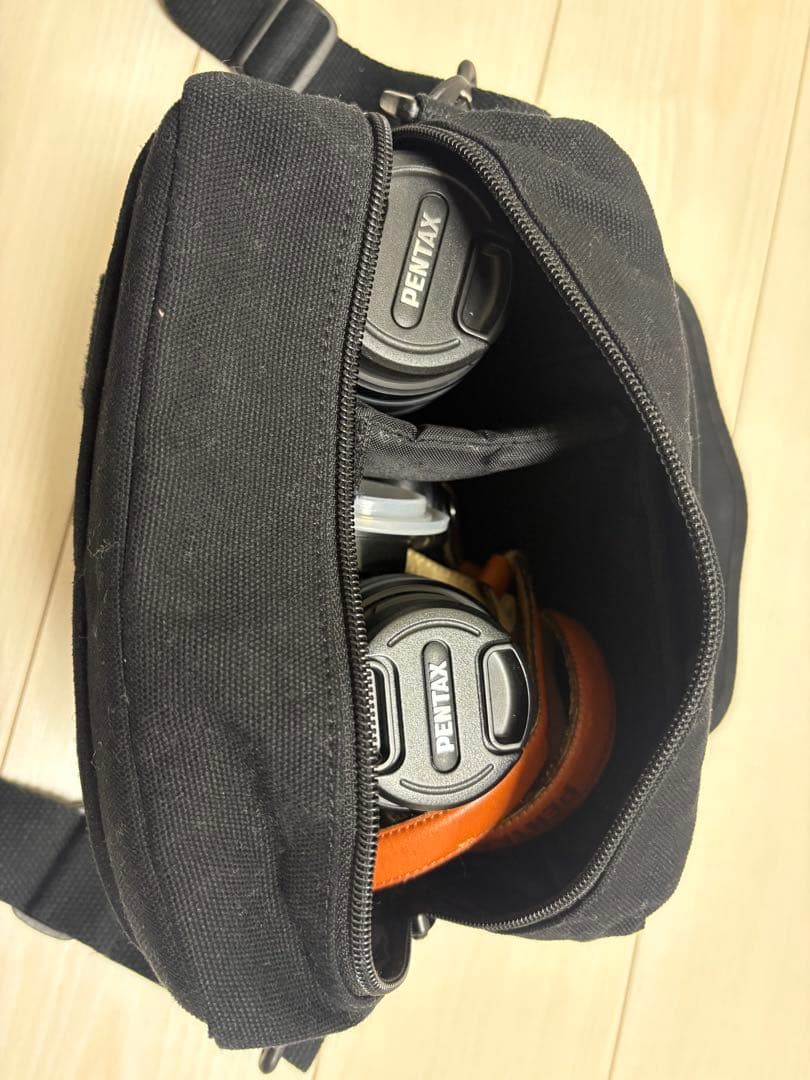 【動作確認済み】PENTAX K-x 一眼レフカメラ　望遠レンズ　カメラバッグ