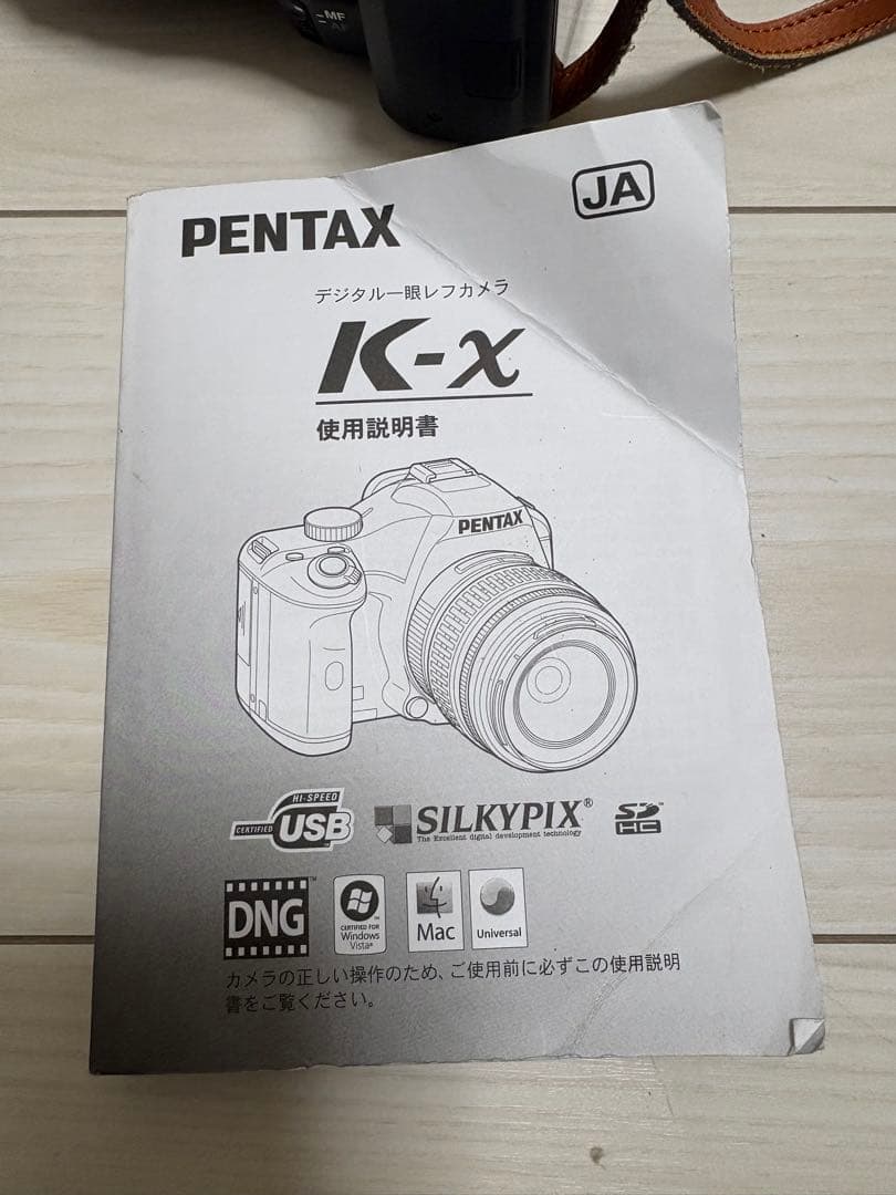 【動作確認済み】PENTAX K-x 一眼レフカメラ　望遠レンズ　カメラバッグ