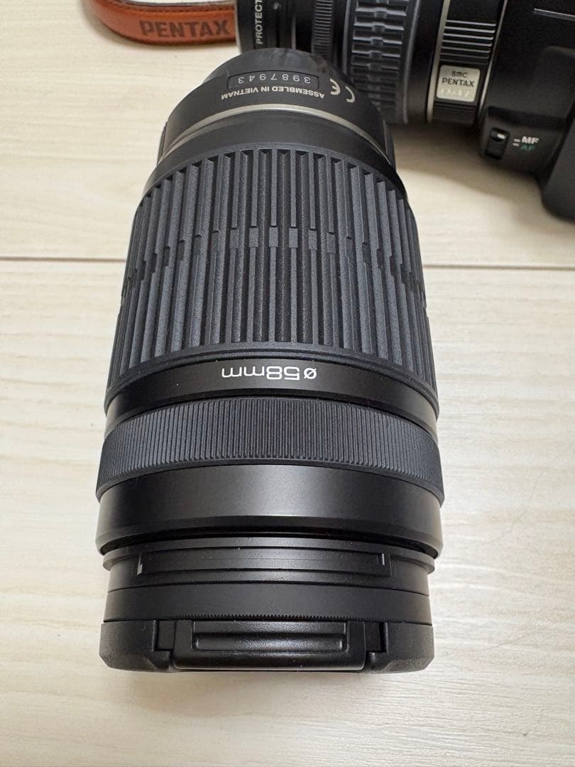 【動作確認済み】PENTAX K-x 一眼レフカメラ　望遠レンズ　カメラバッグ