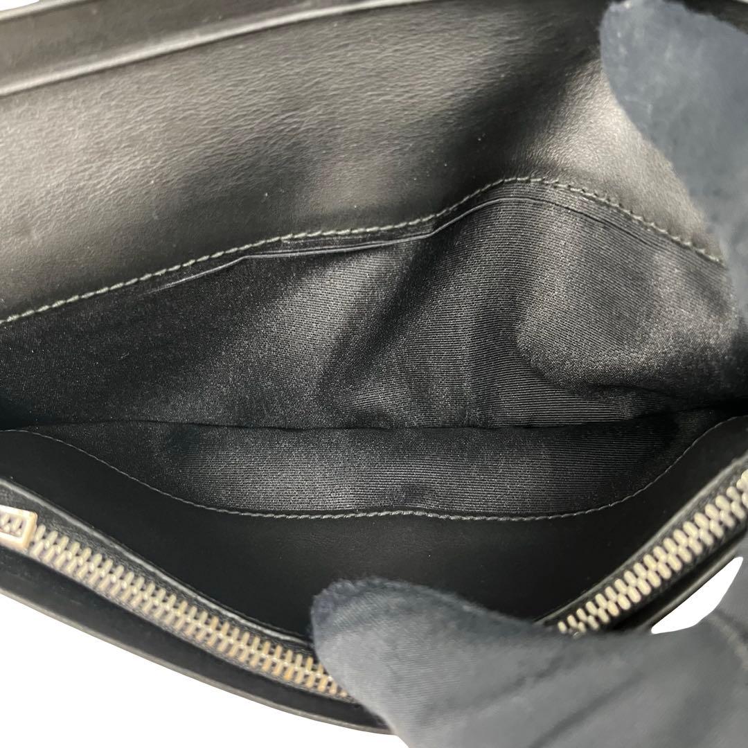 希少✨ロエベ 長財布 リピート アナグラム 型押し パズル レザー ブラック