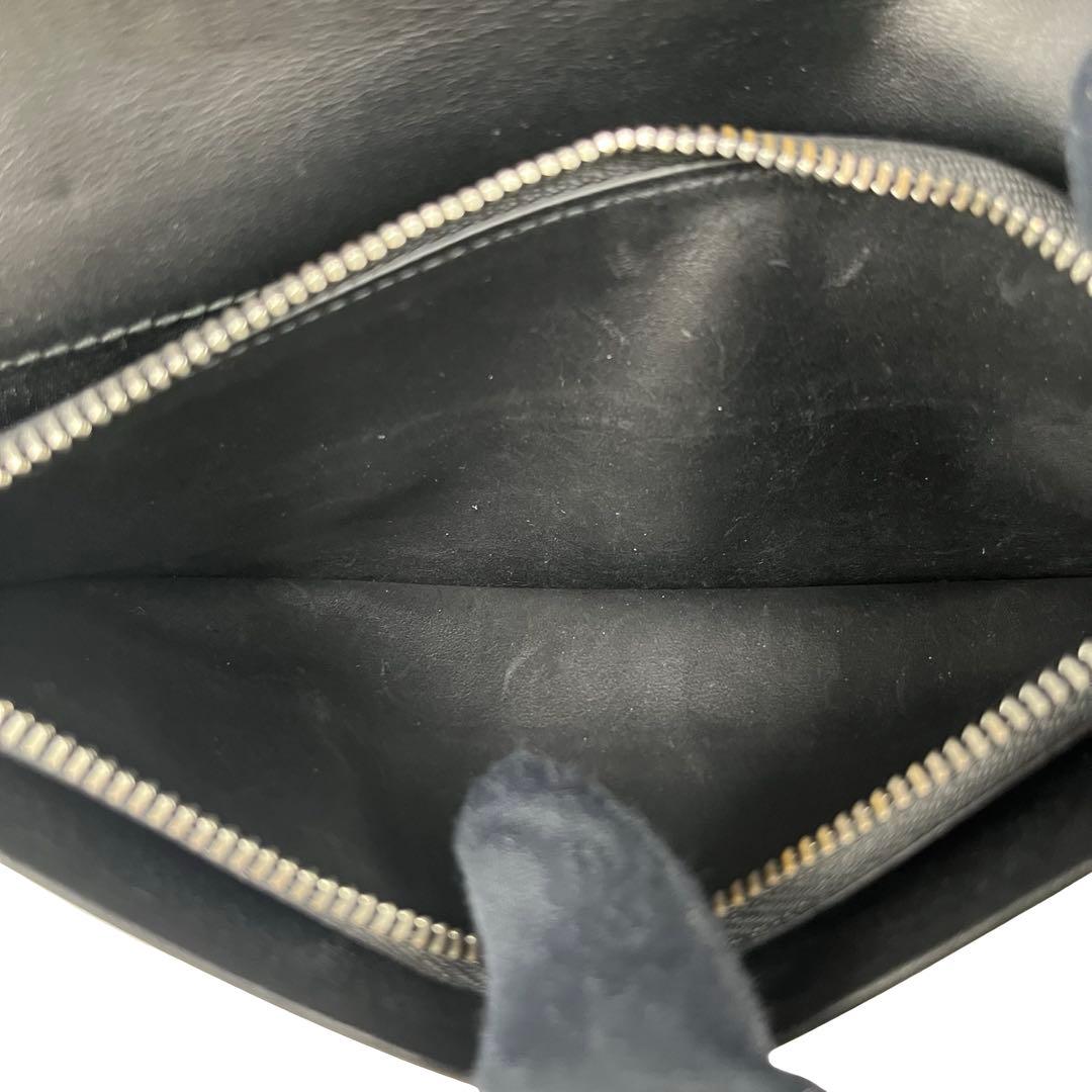 希少✨ロエベ 長財布 リピート アナグラム 型押し パズル レザー ブラック