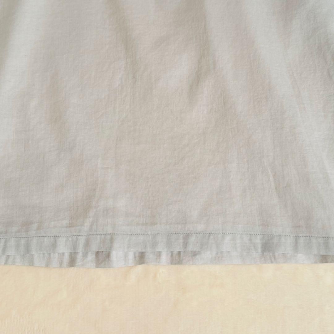 【美品】yoli simple blouse シンプルブラウス ライトグレー