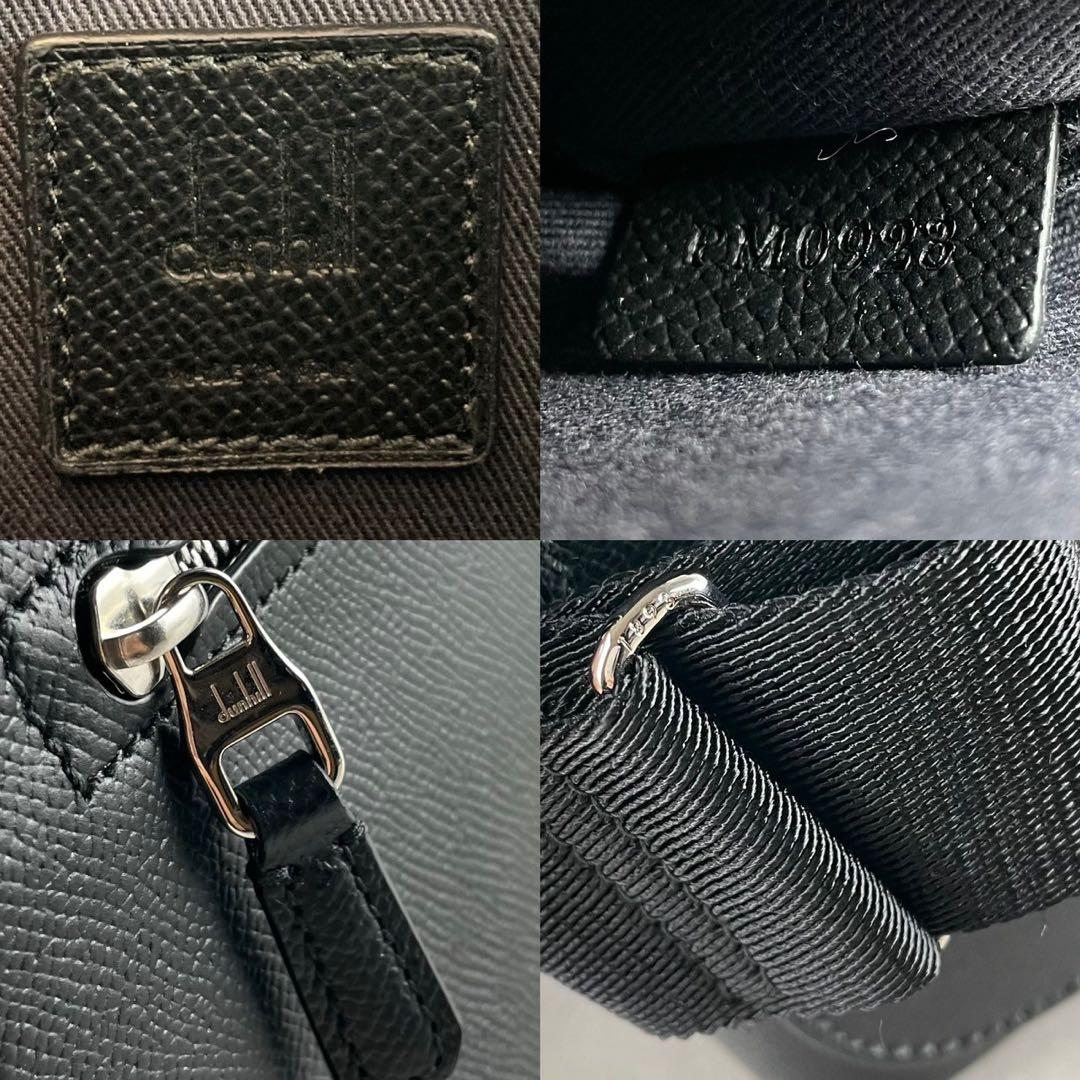 【未使用級 現行】ダンヒル メッセンジャーバッグ カドガン レザー ブラック 黒