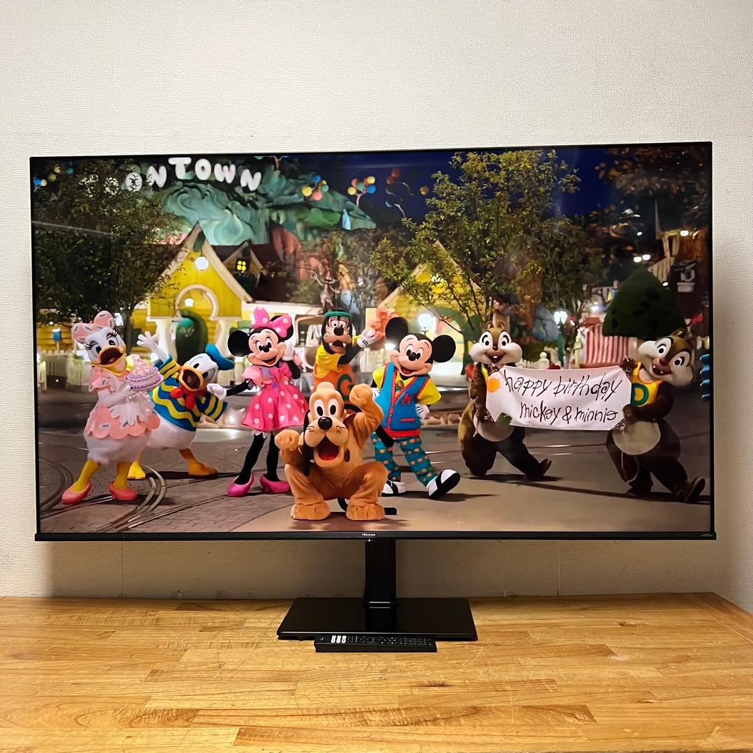 ハイセンス 65V型 液晶テレビ 4Kチューナー内蔵 65E6G 動画アプリ搭載